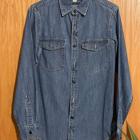 J. Crew Other - Men’s J. Crew Blue Denim Shirt